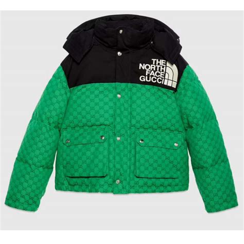 north face gucci winterjas groen|gucci north face icon.